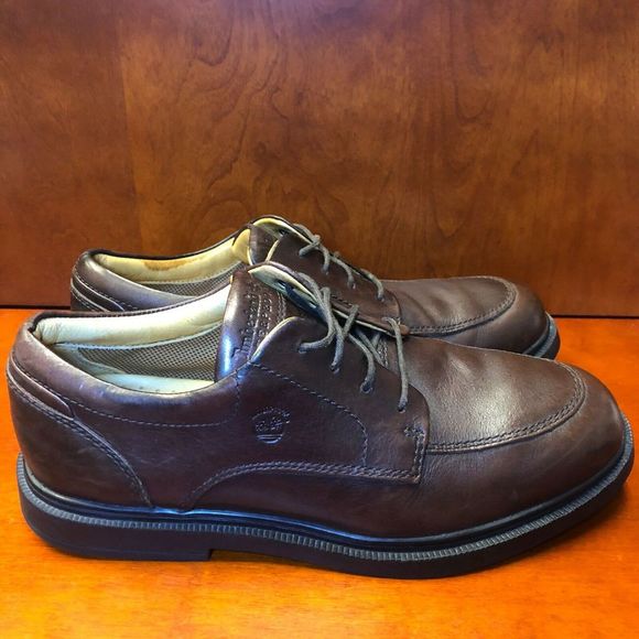 Timberland Men 8.5 M Round Apron Toe Oxfords - Picture 3 of 8